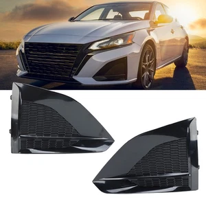 For Nissan Altima 2023-2024 Bumper Fog Light Cover Black Bezel Driver&Passenger - Picture 1 of 19