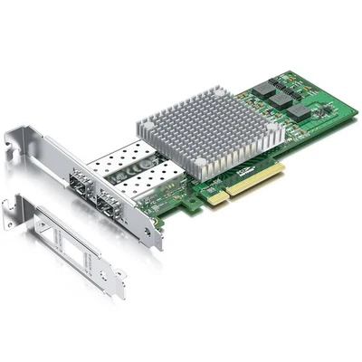 H!Fiber 10Gb SFP+ PCI-E Network Card NIC, with Broadcom BCM57810S Chip, Dual ... - Image 1 of 4