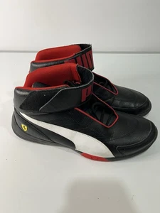 US Size 10.5 - PUMA Scuderia Ferrari x Kart Cat 3 Mid Black Red - Picture 1 of 5
