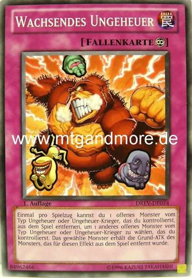 Yu-Gi-Oh 3x Wachsendes Ungeheuer - - - DREV - Bild 1 von 1