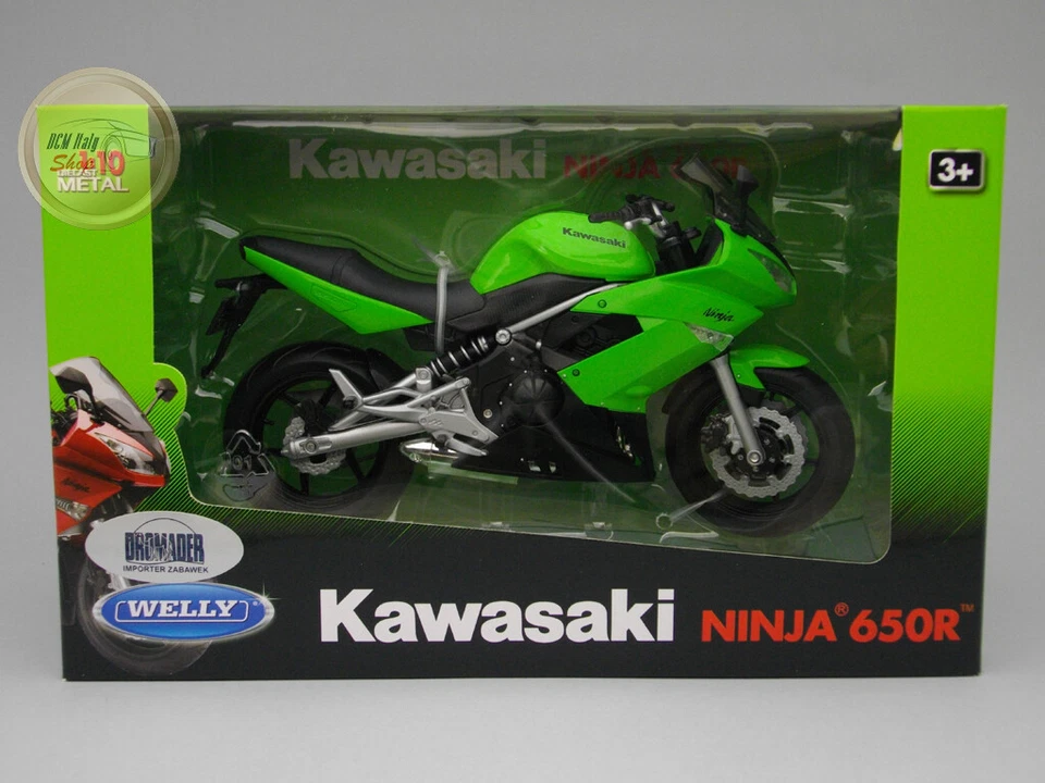 Kawasaki Ninja 650R - Welly Moto 1:10 - WE62803GR - Immagine 1 di 1
