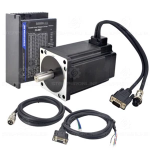 1 Axis Nema 34 Closed Loop Stepper Motor 9Nm & Servo Driver CL86T CNC Kit - Picture 1 of 7