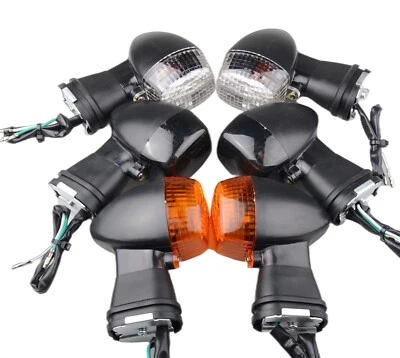 Indicador de señal de giro delantero para Kawasaki Ninja ZX6R ZX7R ZX9R ZX12R ZZR600 500R Foto 1 de 4