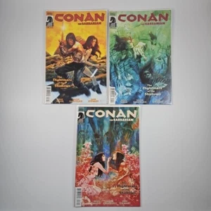 👍 Conan the Barbarian - Nightmare of the Shallows 1 - 3 - #16, 17 & 18 Wood - Picture 1 of 4
