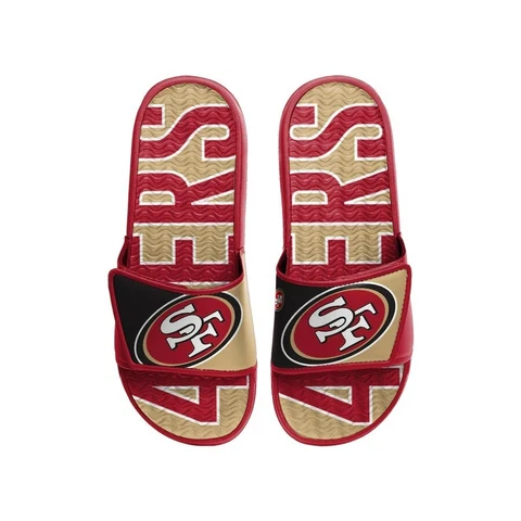 NFL San Francisco 49ers Team Logo Shower Gel Slide Sandals Cover