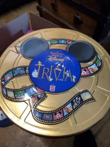 The Wonderful World of Disney Trivia Game 1997 Mattel Film Tin -READ DESCRIPTION - Picture 1 of 4