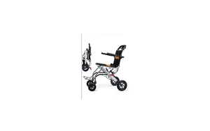 Ultra-Lightweight 19lbs Foldable Transport Wheelchair For Seniors - Portable Alu - Picture 1 of 2