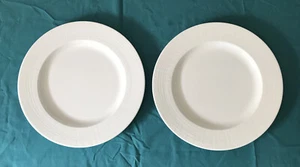 2 Fortessa Bone China Dinner Plates Serving Plates “Tela” High End 31cm Dia - Picture 1 of 5