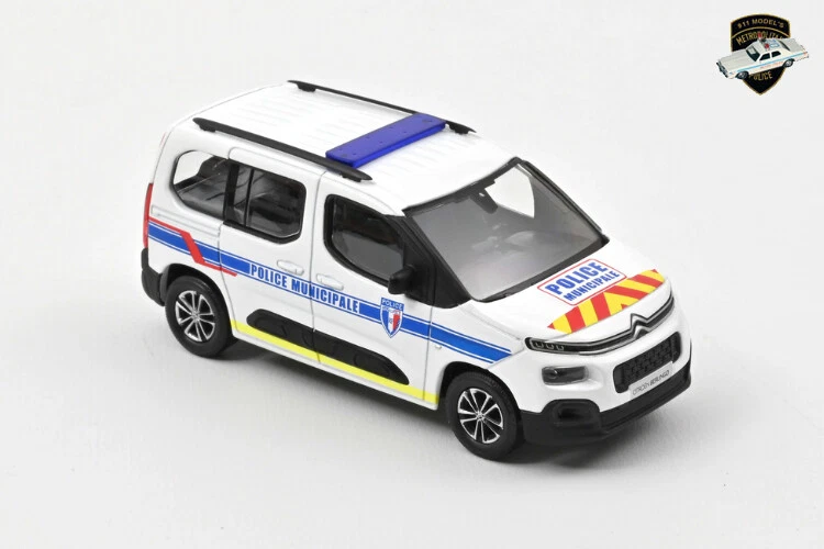 CITROËN BERLINGO 3 2020 - Voiture Police municipale France - 1/43 NOREV 155768 - Photo 1/1