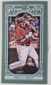 2013 GYPSY QUEEN GQ ALBERT PUJOLS #20 SP MINI TABACCO CARD HOF CARDINALS - Picture 1 of 2
