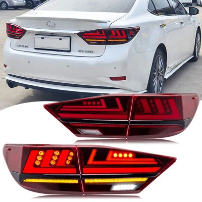 LED Tail Lights for Lexus ES350 ES330h 2013-2017 Animation Sequential Rear Lamps - Image 1 of 4