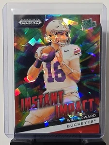 2024 Panini Prizm Draft #II-WH Will Howard Instant Impact Red Ice Rated Prospect - Picture 1 of 6