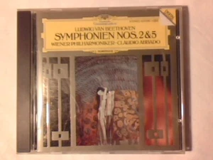CLAUDIO ABBADO Beethoven: Symphonien 2 & 5 cd WEST GERMANY COME NUOVO LIKE NEW!! - Picture 1 of 1
