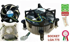 DISSIPATORE PROCESSORE SOCKET 775 INTEL 0,20A AP / PASTA TERMICA / ORIGINALE - Foto 1 di 1