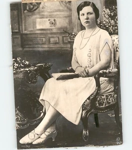 Princess JULIANA of NETHERLANDS Chair Portrait VINTAGE 1934 Press Photo - Picture 1 of 2