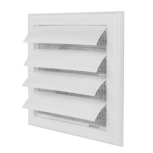Rejilla de ventilación rejilla de láminas protección contra insectos válvula de retención tapa de cierre - Imagen 1 de 11