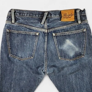 Rugby Ralph Lauren Jeans Men's 32x30 Blue Medium Wash Vintage Slim - Picture 1 of 18