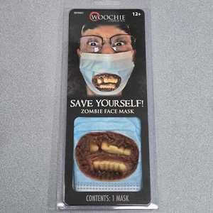 Woochie Save Yourself Zombie Doctor Face Mask Halloween Costume New - Picture 1 of 2