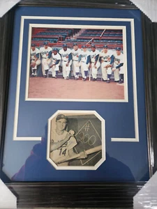 Brooklyn Dodgers  Gil Hodges  22x27 autographed Framed display JSA Certified - Picture 1 of 4