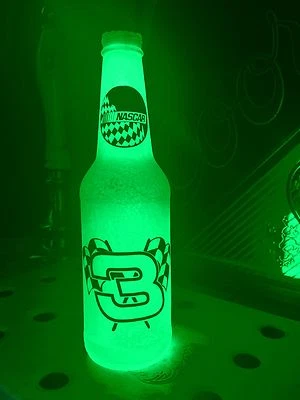 NASCAR # 3 Dale Earnhard Motor Racing Bottle 12oz Beer Bottle Light LED Man Cave - Image 1 of 3