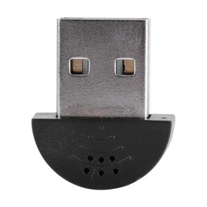 New Portable USB Mini Studio Speech Mic Recording MIC Adapter For Computer - Picture 1 of 13