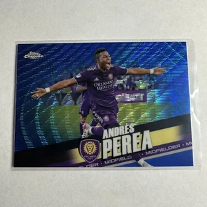 2022 Topps Chrome MLS Andres Perea Blue Wave Refractor #/199 - Picture 1 of 3