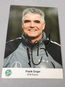FRANK ENGEL original signed DFB-Trainer-Autogrammkarte 10 x 15 cm - Picture 1 of 1