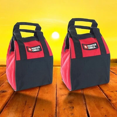 Porter Cable Genuine Heavy Duty Tool Bag for Impact, Drill 11 x 10 x 6 NEW 2Pack - Image 1 of 4
