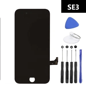 Screen Replacement for iPhone SE 2022 (3rd Gen) with Toolkit Black Display A2595 - Afbeelding 1 van 2
