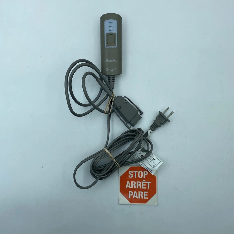 Sunbeam T85B Electric Heated Blanket Heat Controller 3-Prong - Image 1 of 4