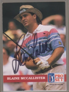 Juego profesional autografiado 1992 Blaine McCallister - Imagen 1 de 1