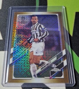 Topps Japan Chrome UEFA Champions League Gianluca Vialli Gold Mojo Card /50