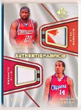 2007-08 SP Game Used Raymond Felton Shaun Livingston Fabrics Patch #AFD-CO /50