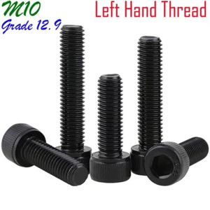 M10 1.5 Left Hand Thread Grade 12.9 Alloy Steel Hex Socket Head Cap Screws Bolts - Picture 1 of 12