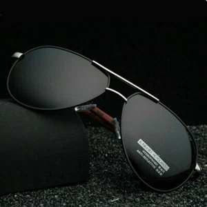 Aluminium HD Herren Fahren Sonnenbrille Polarisiert UV 400 Sport Pilotenbrille - Bild 1 von 12