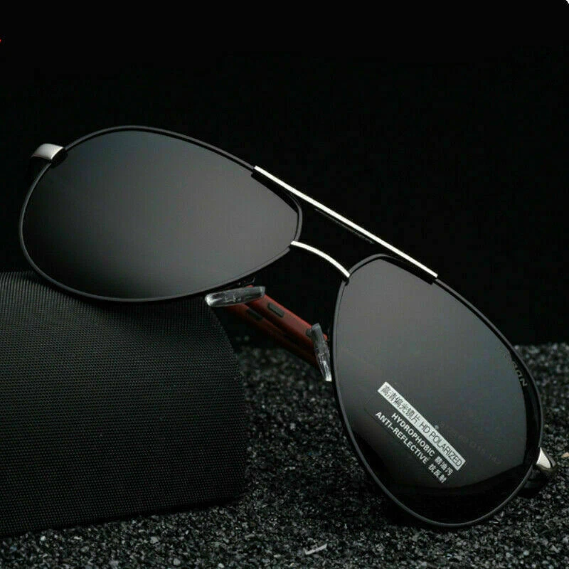 Aluminium HD Herren Fahren Sonnenbrille Polarisiert UV 400 Sport Pilotenbrille