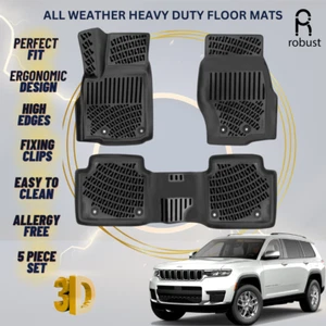 Floor Mats Liners For Jeep Grand Cherokee 2022-2026 All Weather Heavy Duty Rugs - Picture 1 of 9
