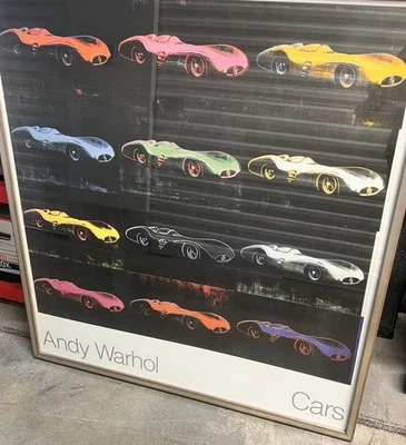 安迪·沃霍尔一级方程式赛车 W 196 R (1954) 42 英寸 x 42 英寸带框海报 1989 年波普艺术 — 第 1/4 张图片