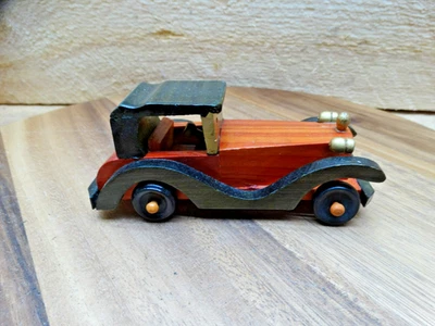 Красивый классический деревянный автомобильный декор 5-1/4 дюйма ручной работы - Изображение 1 из 4