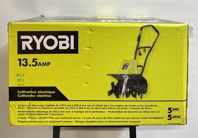 Ryobi Electric Cultivator 13.5 Amp 11"- 16" Adjustable Tilling Width RYAC701-New - Image 1 of 3
