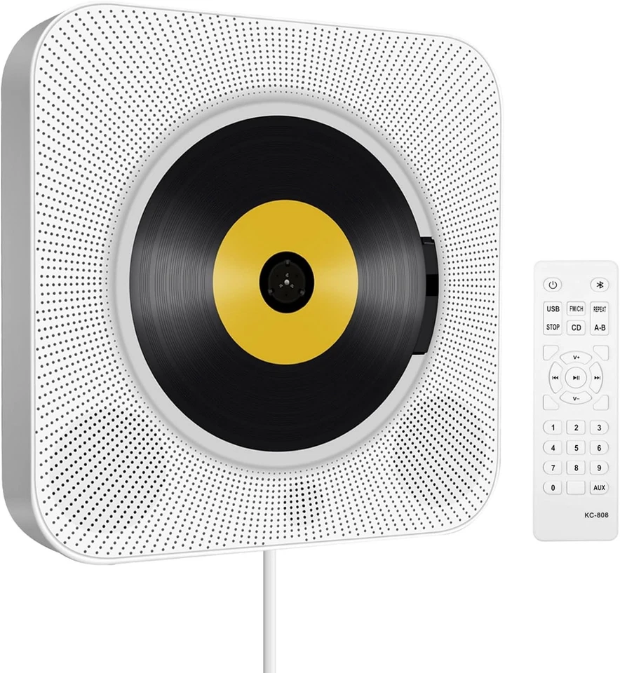 CD Player mit Bluetooth Tragbarer Wandmontage: USB MP3 Musik CD Players - Bild 1 von 4