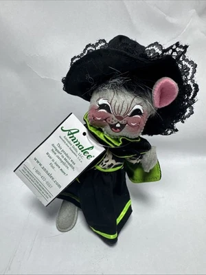 Muñeca Ratón Bruja Fantasmal Annalee Halloween 6 Pulgadas 2021 Foto 1 de 4