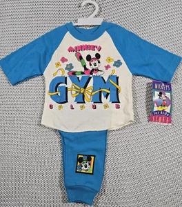 Vtg Disney Mickey's Stuff For Kids Outfit Sz 12 Months Minnie's Gym Club - Picture 1 of 13