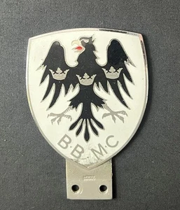 BARCLAYS BANK MOTOR CLUB MC MOTORSPORT OLDTIMER EMAILLE AUTO KÜHLERABZEICHEN EMBLEM - Bild 1 von 9