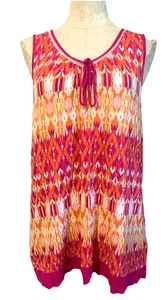 Pajama Top Secret Treasure Soft Knit Rayon Sz L 12-14 Woman’s - Picture 1 of 7