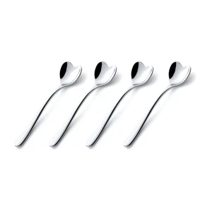 AMMI01CUS4 Big Love - Design Ice Cream Spoons Set in 18/10 Stainless Steel, M... - Bild 1 von 3
