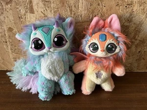 Moose Toys Magic Mixies Interactive 8" Blue Mixie Plush And Orange Lot X 2 - Picture 1 of 2