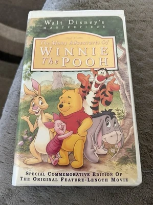Vintage 1996 Walt Disney Masterpiece The Many Adventures Of Winnie The Pooh VHS - Image 1 of 4