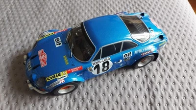 Modellino Auto Renault Alpine A110 1800 #18 – Rally Monte Carlo – Scala 1:18 con - Immagine 1 di 3