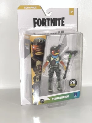 NOVO FORTNITE TRIGGERFISH 4" ACTION FIGURE 2021 JAZWARES EPIC GAMES LACRADO - Imagem 1 de 3